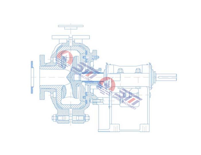 Middle Duty Slurry Pump, 10/8E-M Minig Slurry Pump